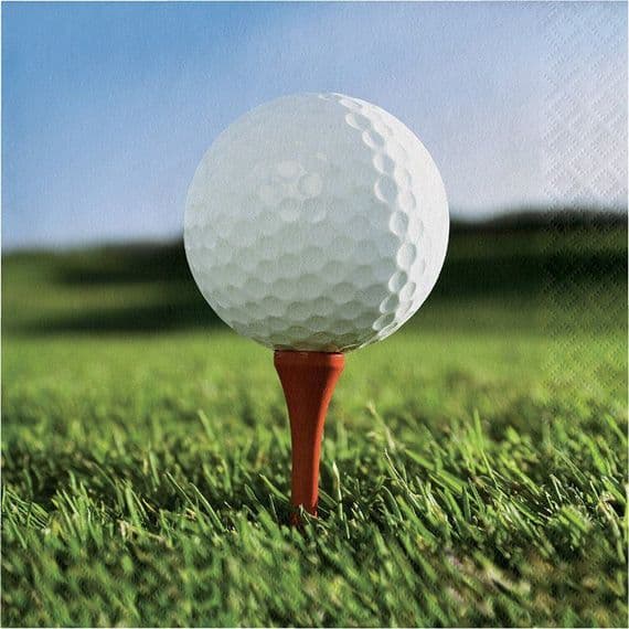 Sports Fanatic Golf napkins