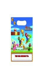 Super Mario Plastic Party Loot Bags