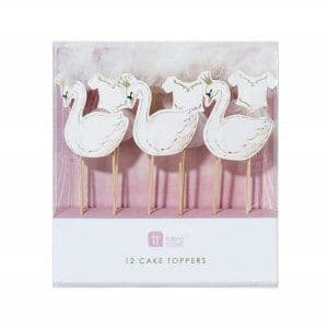 Swan Party Cake Toppers