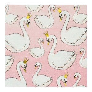 Swan Party Cocktail Napkins