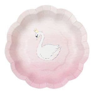 Swan Party Paper Plates