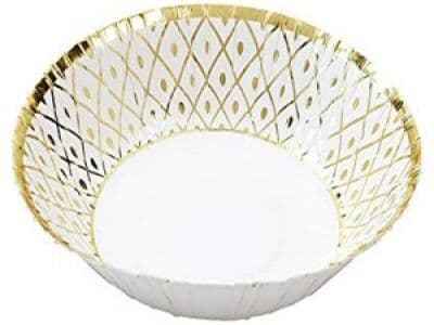 Talking Tables Deco Paper Gold Foil Bowl