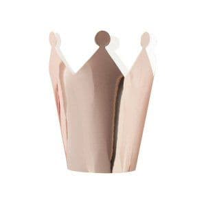 Team Bride Rose Gold Foiled Party Crowns