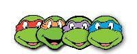 Teenage Mutant Ninja Turtles Card Party Masks