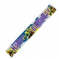 Teenage Mutant Ninja Turtles Foil Happy Birthday Banner