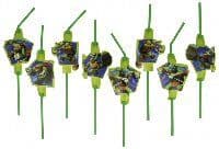 Teenage Mutant Ninja Turtles Party Drinking Straws