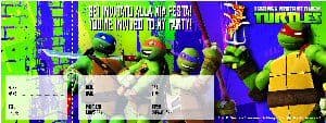 Teenage Mutant Ninja Turtles Party Invitations