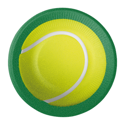 Tennis & Paddle 18cm Party Plates