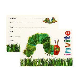 The Very Hungry Caterpillar Party Invites