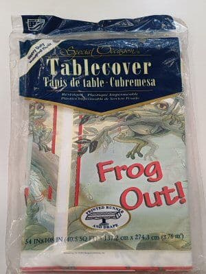 Toadally Birthday Party Tablecover