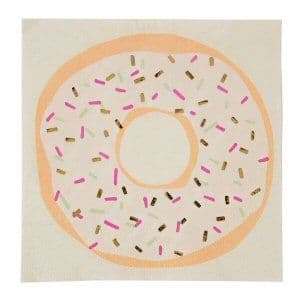 Toot sweet doughnut party napkins