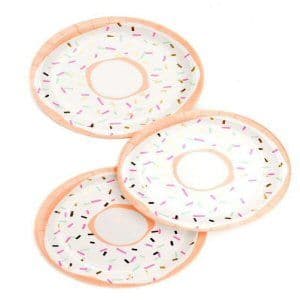 Toot sweet doughnut party plates