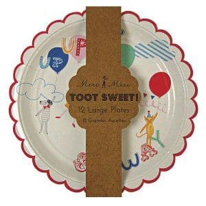 Toot Sweet Paper Party Plates
