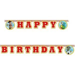 Toy Story 4 Party Happy Birthday Banner