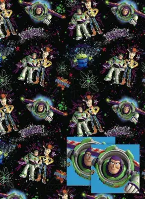 Toy Story Party Gift Wrap and Tag Set