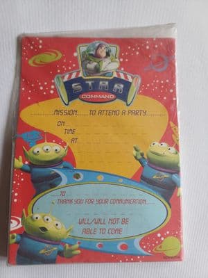 Toy Story Party Invitations