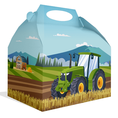 Tractor Time Party Lunch Boxes