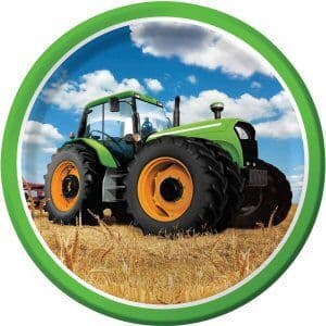 Tractor Time Party Plates 23cm