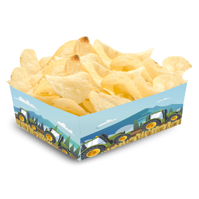Tractor Time Party Snack Tray