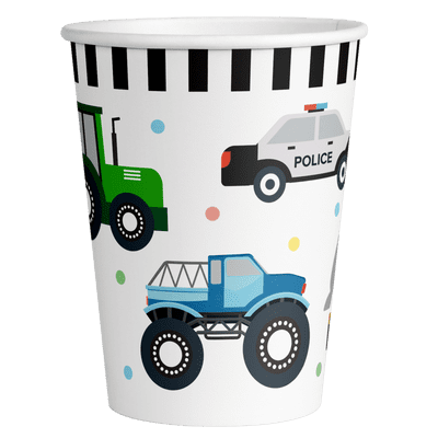 Traffic Jam Paper Party Cups
