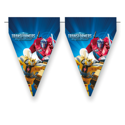 Transformers Party Flag Bunting