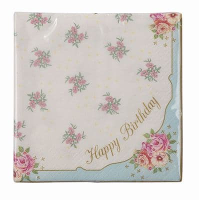 Truly Scrumptious Party Happy Birthday Napkins