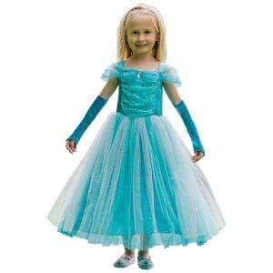 Turquoise Sparkle Princess Costume