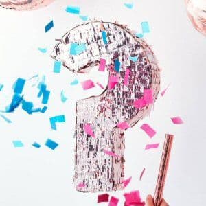 Twinkle Twinkle Gender Reveal Rose Gold Pinata