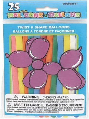 Twist and Shape Modelling Balloons 25