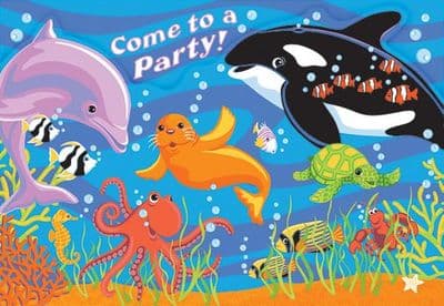 Under the Sea invites