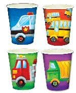 Vehicles And Wheels Party Cups
