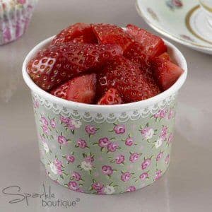 Vintage Rose Party Treat Bowls