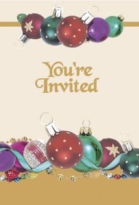 Vintage Style Christmas Ornaments Party Supplies