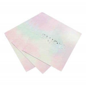 We Heart Pastels Enjoy Napkins