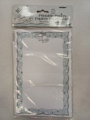 Wedding Bell Printable Invitations