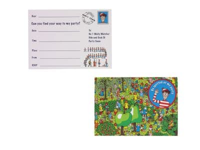 Wheres Wally Party Invitations