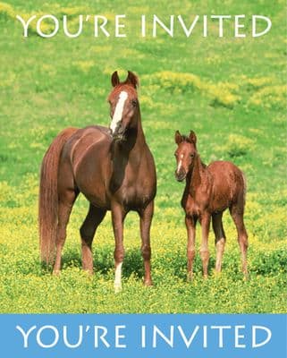 Wild Horses Party Invitations