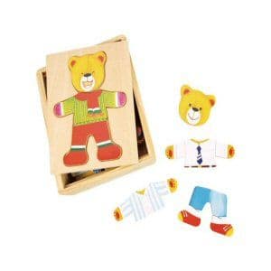 Wooden Dress Up Mr Bear