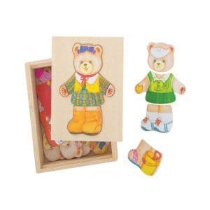 Wooden Dress Up Mrs Bear