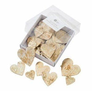 Wooden heart scatter