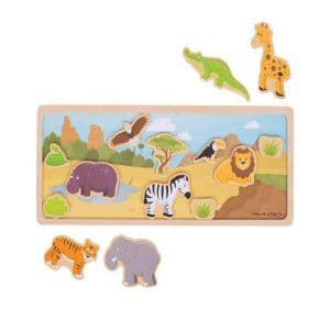 Wooden Safari Magnetic Board