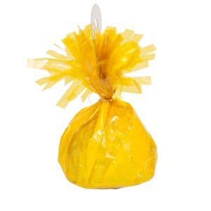 Yellow Foil Balloon Weight