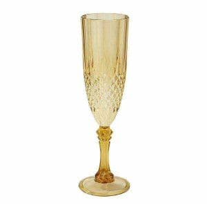 Yellow Gold Champagne Flute