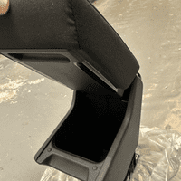 Arona Black Fabric Centre Armrest