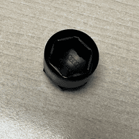 Black Wheel Nut Cap (SEAT Lock Nut Covers)