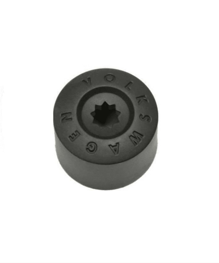 Black Wheel Nut Cap & x28;VW& x29;