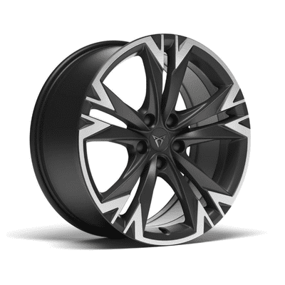 CUPRA Formentor 18'' Performance alloy wheel in sport black and silver