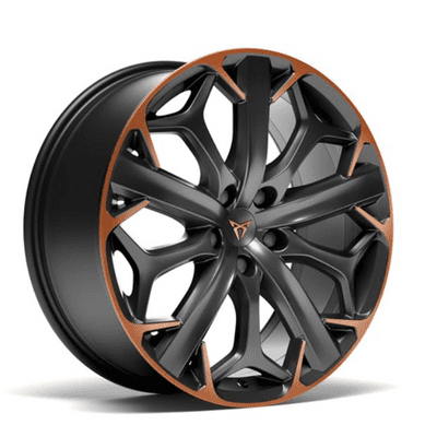 CUPRA Formentor 19'' Exclusive alloy wheel in sport black and copper