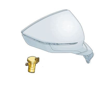 CUPRA Formentor Left Mirror Cupra Light