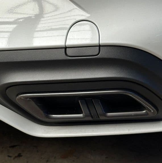 CUPRA Formentor Left Rear Exhaust Trim (Black - Silver)